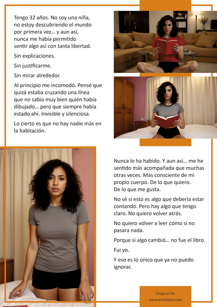 Mujer madura en intima lectura.